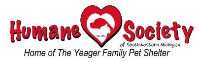 Humane Society of SW Michigan - Home of the Yeager Family Pet Shelter Logo