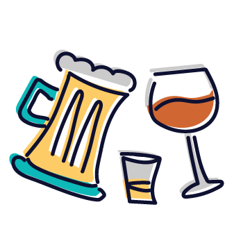 Beer, Wine & Spirits Tag Icon